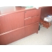 Executive Dark Cherry C Suite Curved Front